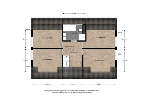 Floorplan - Smitskamp 4, 7213 BX Gorssel